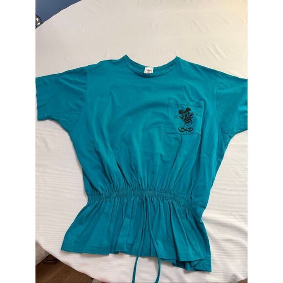 Disney Tops - Disney Wear Vintage Drop Shoulder Peplum T-Shirt Size M/L See Measurements